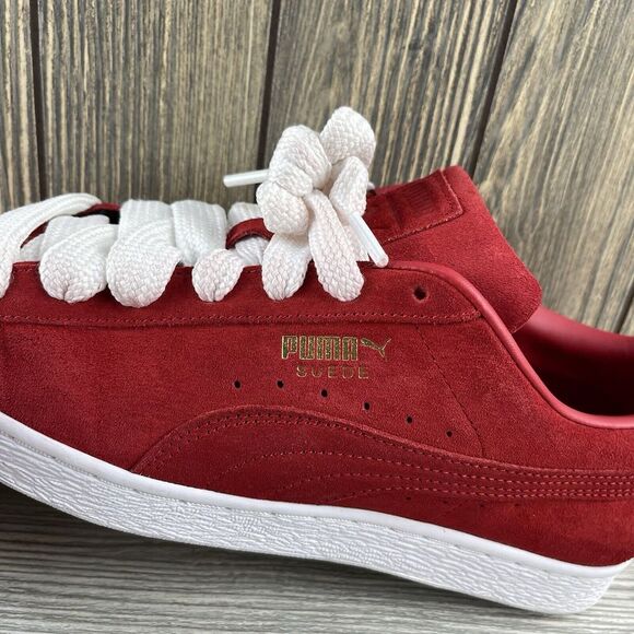 Puma Suede Classic Tones Lace Up  Mens Red Sneakers Casual Shoes 38955002 Sz: 9 - Picture 4 of 16